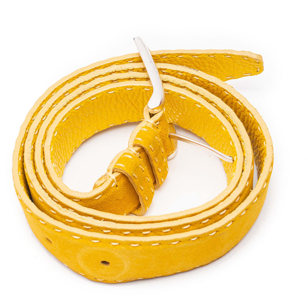 Kiton Belt Women size 110 Yellow